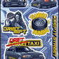 STICKERBOGEN NELEGAL GARAGE FAKE TAXI